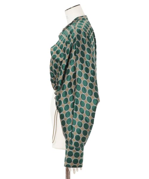 UN3D.（アンスリード）の「ジャカードシャツブルゾン（ブルゾン・レディース・グリーン/ブルー・FREE）」の4枚目の写真