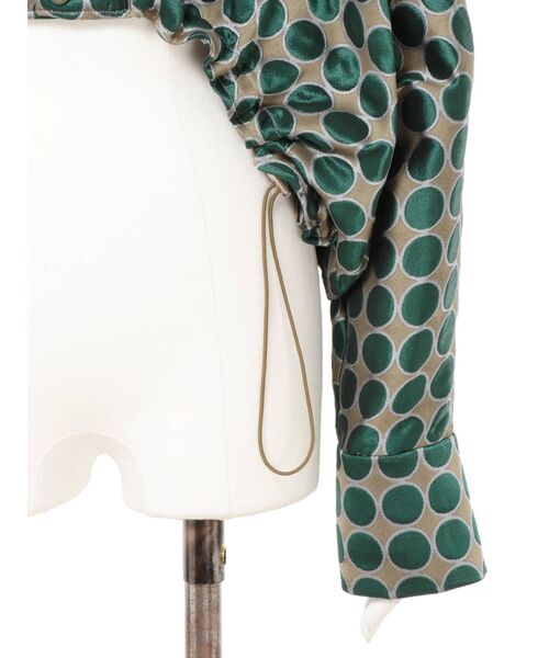 UN3D.（アンスリード）の「ジャカードシャツブルゾン（ブルゾン・レディース・グリーン/ブルー・FREE）」の8枚目の写真