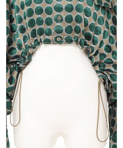 UN3D.（アンスリード）の「ジャカードシャツブルゾン（ブルゾン・レディース・グリーン/ブルー・FREE）」の9枚目の写真