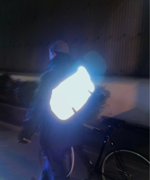 PACKING（パッキング）の「PACKING/パッキング　REFLECTIVE MESSENGER　リフレクティブメッセンジャー　PA-023（メッセンジャーバッグ・メンズ・グレー・F）」の8枚目の写真