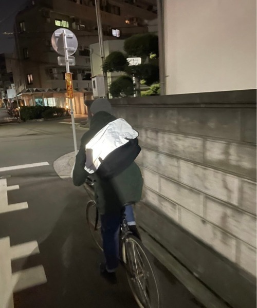 PACKING（パッキング）の「PACKING/パッキング　REFLECTIVE MESSENGER　リフレクティブメッセンジャー　PA-023（メッセンジャーバッグ・メンズ・グレー・F）」の9枚目の写真