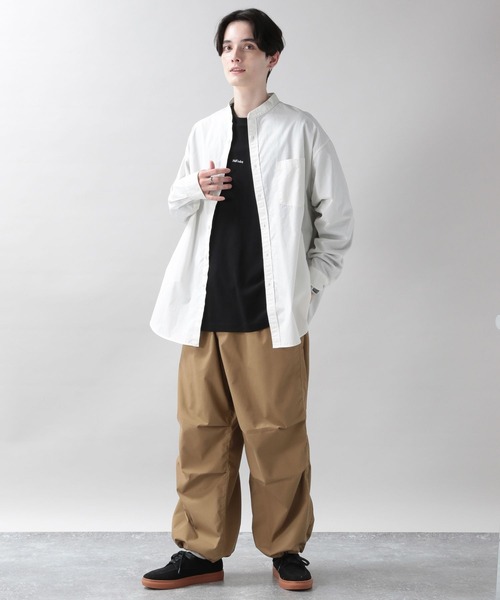 RAGEBLUE(レイジブルー)の「セミロングバンドカラーシャツ(シャツ/ブラウス・メンズ・ホワイト/ブラック/ブルー・MEDIUM/LARGE)」の20枚目の写真