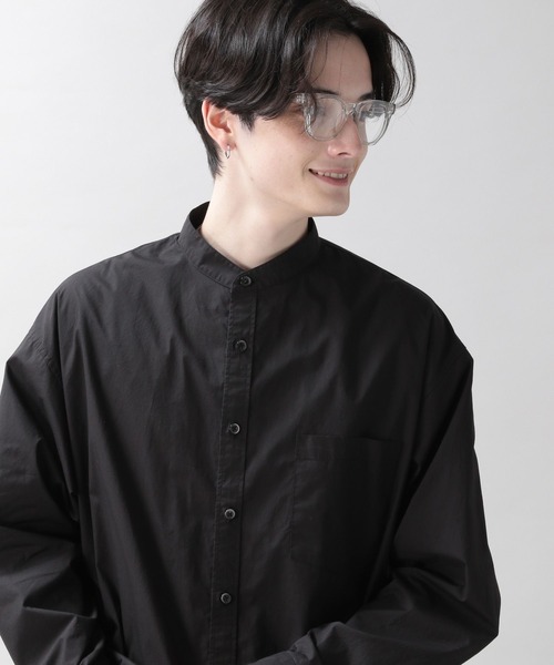 RAGEBLUE(レイジブルー)の「セミロングバンドカラーシャツ(シャツ/ブラウス・メンズ・ホワイト/ブラック/ブルー・MEDIUM/LARGE)」の12枚目の写真