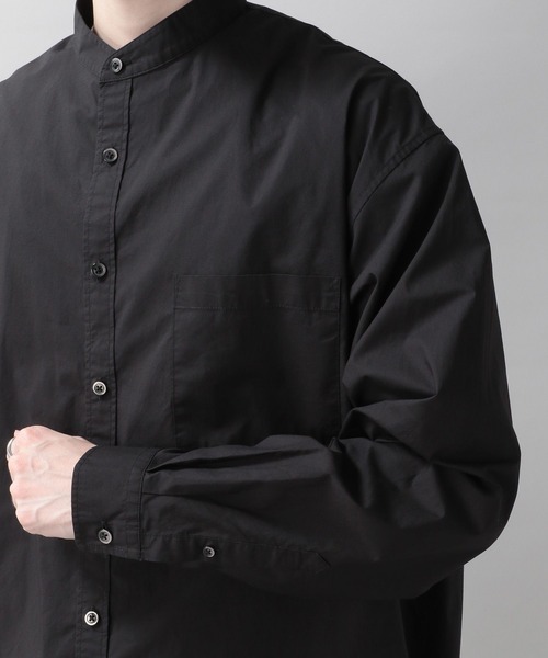 RAGEBLUE(レイジブルー)の「セミロングバンドカラーシャツ(シャツ/ブラウス・メンズ・ホワイト/ブラック/ブルー・MEDIUM/LARGE)」の16枚目の写真