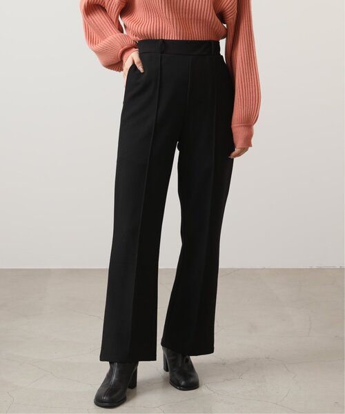 RAY CASSIN（レイカズン）の「カットツイルセンタープレスパンツ（スラックス・レディース・イエロー/グレー/ブラック・FREE）」の4枚目の写真