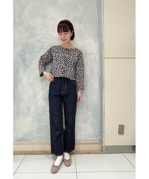 flower（フラワー）の「ノーブルレディパンツ（デニムパンツ・レディース・ブラウン/ネイビー・MEDIUM/X-SMALL/SMALL）」の18枚目の写真