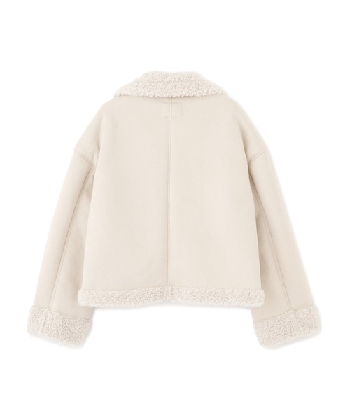 PROPORTION BODY DRESSING（プロポーションボディドレッシング）の「＜Ｅ＞フェイクムートンボアブルゾン / 1212257001（ムートンコート・レディース・ライトグリーン/オフホワイト・MEDIUM/SMALL）」の15枚目の写真