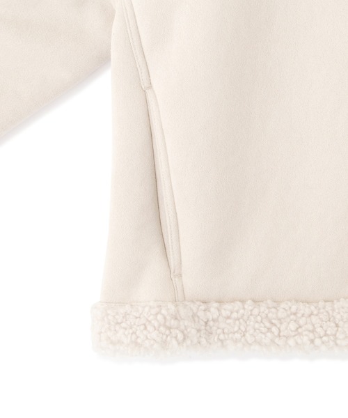 PROPORTION BODY DRESSING（プロポーションボディドレッシング）の「＜Ｅ＞フェイクムートンボアブルゾン / 1212257001（ムートンコート・レディース・ライトグリーン/オフホワイト・MEDIUM/SMALL）」の21枚目の写真