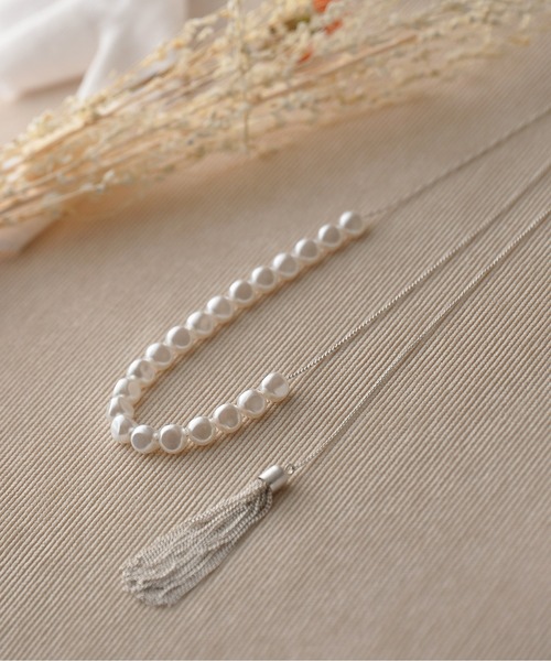 バロックパール 長さ調節可能 2WAY ネックレス パーティー 結婚式