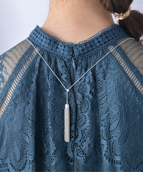 バロックパール 長さ調節可能 2WAY ネックレス パーティー 結婚式