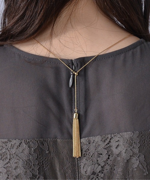 バロックパール 長さ調節可能 2WAY ネックレス パーティー 結婚式