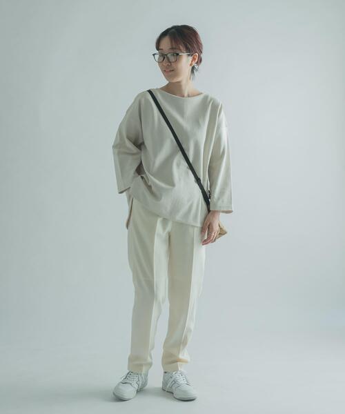 FORK&SPOON（フォークアンドスプーン）の「FORK&SPOON　ドライタッチカルソンパンツ（その他パンツ・レディース・ネイビー/ホワイト系その他・2/1）」の17枚目の写真