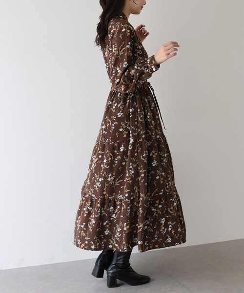 アソートプリントティアードワンピース（ワンピース）｜BLUEEAST