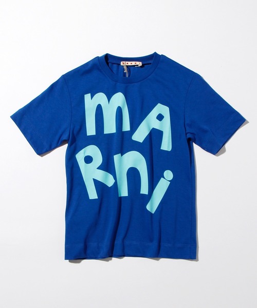 MARNI(マルニ)の「MARNI(マルニ)Kids & Junior ブランドロゴプリント半袖Tシャツカットソー(Tシャツ/カットソー・キッズ・ホワイト/イエロー/グリーン/ブルー/レッド・10Y/8Y/14Y/12Y/4Y/6Y)」の4枚目の写真
