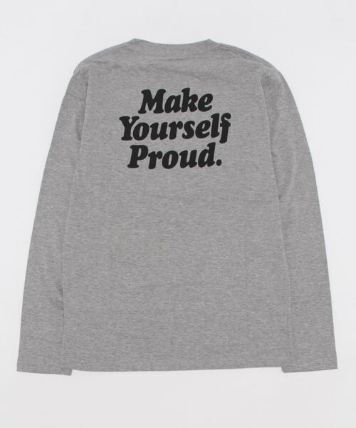 STYLEBLOCK（スタイルブロック）の「プリントロングTシャツ（Tシャツ/カットソー・メンズ・ホワイト/ネイビー/ブラック系その他/グレー/ブラック/グレー系その他/ワイン/カーキ/ホワイト系その他・L/M/LL）」の12枚目の写真