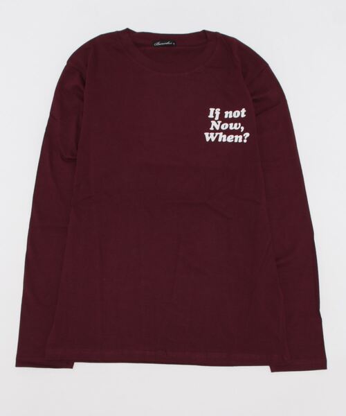 STYLEBLOCK（スタイルブロック）の「プリントロングTシャツ（Tシャツ/カットソー・メンズ・ホワイト/ネイビー/ブラック系その他/グレー/ブラック/グレー系その他/ワイン/カーキ/ホワイト系その他・L/M/LL）」の19枚目の写真