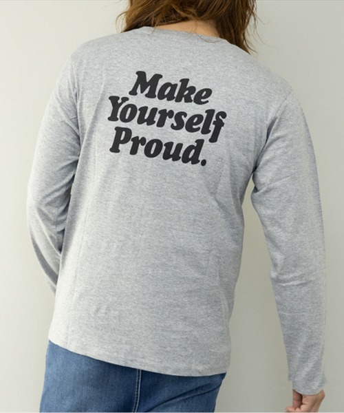 STYLEBLOCK（スタイルブロック）の「プリントロングTシャツ（Tシャツ/カットソー・メンズ・ホワイト/ネイビー/ブラック系その他/グレー/ブラック/グレー系その他/ワイン/カーキ/ホワイト系その他・L/M/LL）」の18枚目の写真