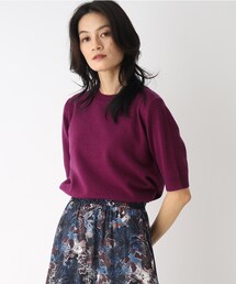 OPAQUE.CLIP | 【大草直子さんコラボ】カシミヤ半袖ニット(ニット/セーター)