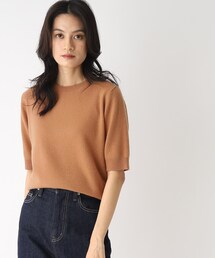 OPAQUE.CLIP | 【大草直子さんコラボ】カシミヤ半袖ニット(ニット/セーター)