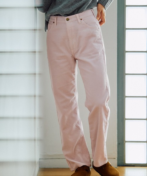 Lee（リー）の「『別注』Lee×DOORS　コーデュロイストレートパンツ（その他パンツ・レディース・ネイビー/ライトピンク・X-SMALL/SMALL/MEDIUM）」の8枚目の写真
