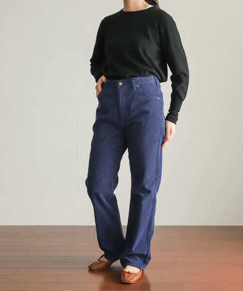 Lee（リー）の「『別注』Lee×DOORS　コーデュロイストレートパンツ（その他パンツ・レディース・ネイビー/ライトピンク・X-SMALL/SMALL/MEDIUM）」の12枚目の写真