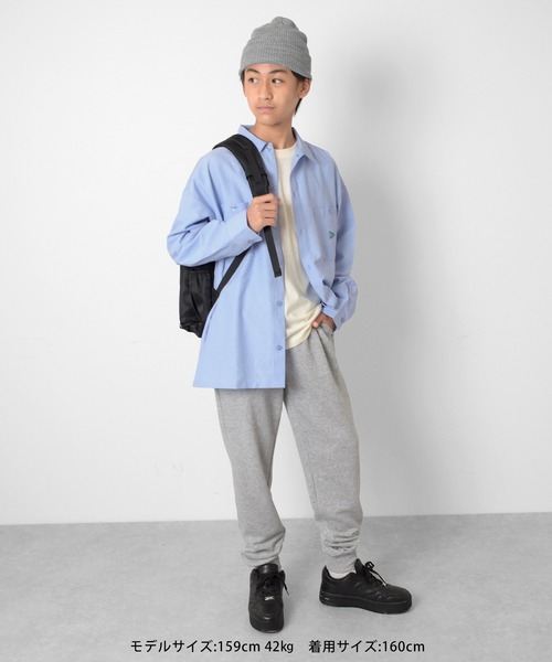 GLAZOS（グラソス）の「リブニットワッチキャップ（ニットキャップ/ビーニー・キッズ・パープル/グレー/ブラック/ホワイト/ベージュ/オレンジ・フリー）」の12枚目の写真