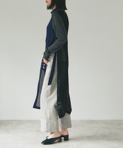 each（イーチ）の「ロールアップデニム（デニムパンツ・レディース・ライトグレー/ブルー・SMALL/MEDIUM/LARGE）」の19枚目の写真