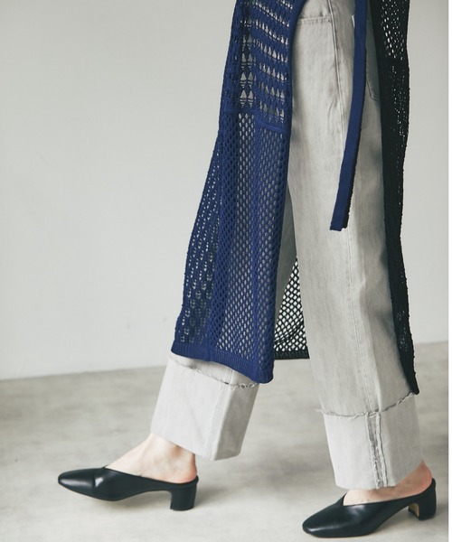 each（イーチ）の「ロールアップデニム（デニムパンツ・レディース・ライトグレー/ブルー・SMALL/MEDIUM/LARGE）」の21枚目の写真