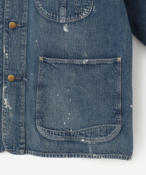 オアスロウ カバーオール ペンキ加工 orSlow | 〈別注〉ペンキ加工 デニムカバーオール MEN 【公式通販】