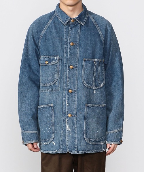 オアスロウ　ペンキ加工　カバーオール　美品　サイズ2 orSlow | 〈別注〉ペンキ加工 デニムカバーオール MEN 【公式通販】