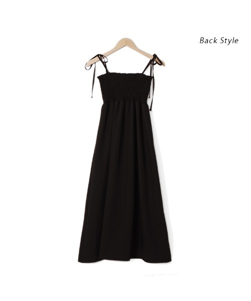 flower（フラワー）の「ナチュラルキャミワンピース2（ワンピース・レディース・ブラック/ベージュ/アイボリー・FREE）」の21枚目の写真