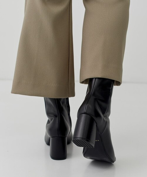 city（シティ）の「【CITY】レザーラウンドシェイプブーツ