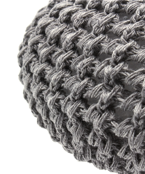 WHO'S WHO gallery（フーズフーギャラリー）の「麻混タム（ハンチング/ベレー帽・レディース・ホワイト/グレー/ブラック・FREE）」の7枚目の写真