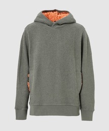 INTERNAL FRILL HOODIE