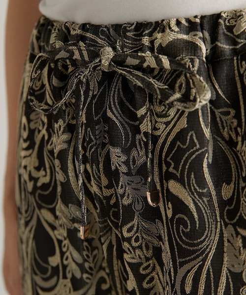 COLLAGE GALLARDAGALANTE(コラージュガリャルダガランテ)の「ジャガード柄パンツ(その他パンツ・レディース・グリーン/ブラック・FREE)」の16枚目の写真