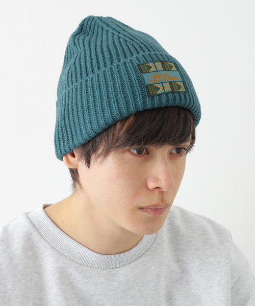 JOURNAL STANDARD relume（ジャーナルスタンダード　レリューム）の「【L.L.BEAN/エルエルビーン】 ビーニー ワイドカフ（ニットキャップ/ビーニー・メンズ・ブラック/ダークグリーン/ネイビー/ボルドー・FREE）」の6枚目の写真