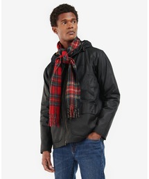 Barbour | ウール２柄コンビチェックスカーフ(マフラー)