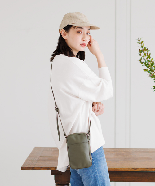 collex（コレックス）の「【別注】THE CASE×collex ウォレットショルダーバッグ（ショルダーバッグ・レディース・ベージュ/ブラック/カーキ/オフホワイト・フリー）」の6枚目の写真