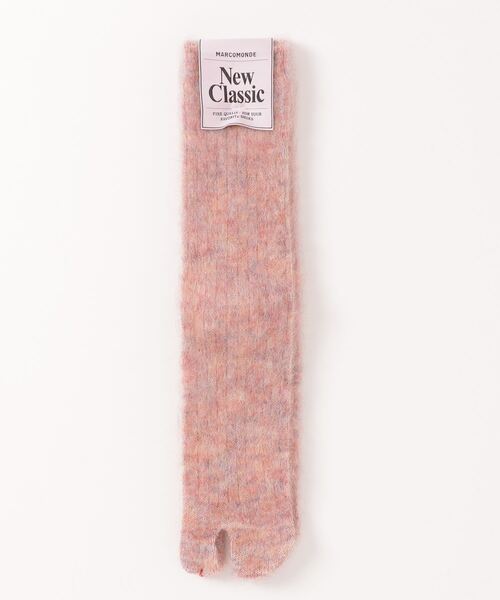 MARCOMONDE（マルコモンド）の「MARCOMONDE（マルコモンド）mohair tabi socks/モヘアタビソックス（ソックス/靴下・レディース・ブルー/グリーン/アイボリー/ピンク/ピンク系その他3/チャコール・F）」の6枚目の写真