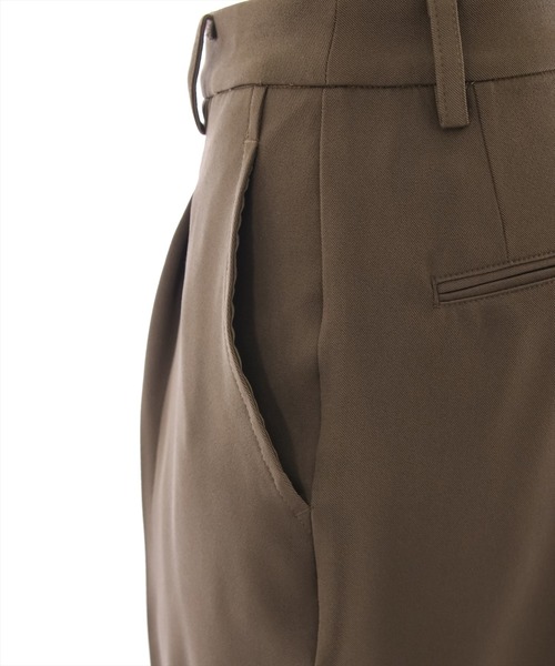 clear（クリア）の「タックストレートパンツ（スラックス・レディース・ブラック/カーキ/アイボリー・M/S）」の5枚目の写真