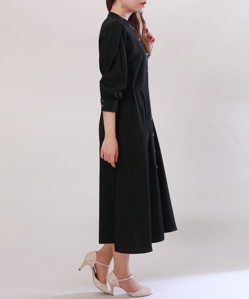 TRUDEA(トルディア)の「フロントボタンドルマンワンピース(ワンピース・レディース・ラベンダー/グリーン/ブラック・MEDIUM/SMALL)」の19枚目の写真