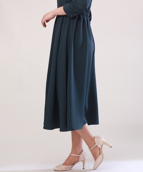 TRUDEA(トルディア)の「フロントボタンドルマンワンピース(ワンピース・レディース・ラベンダー/グリーン/ブラック・MEDIUM/SMALL)」の12枚目の写真