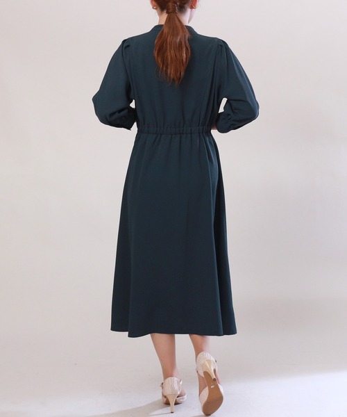 TRUDEA(トルディア)の「フロントボタンドルマンワンピース(ワンピース・レディース・ラベンダー/グリーン/ブラック・MEDIUM/SMALL)」の14枚目の写真