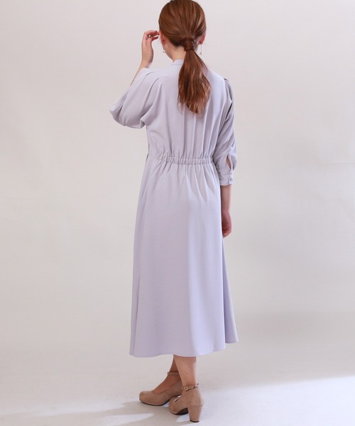 TRUDEA(トルディア)の「フロントボタンドルマンワンピース(ワンピース・レディース・ラベンダー/グリーン/ブラック・MEDIUM/SMALL)」の9枚目の写真