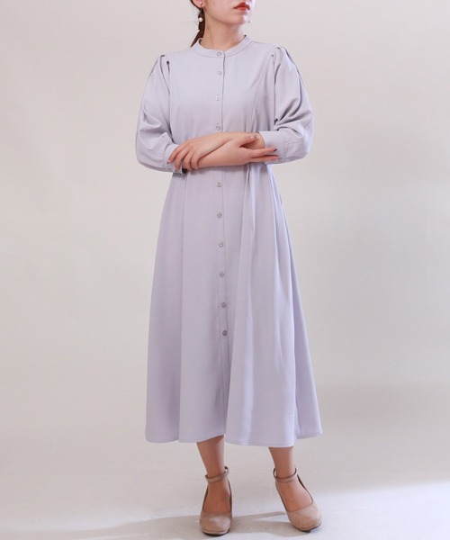 TRUDEA(トルディア)の「フロントボタンドルマンワンピース(ワンピース・レディース・ラベンダー/グリーン/ブラック・MEDIUM/SMALL)」の10枚目の写真