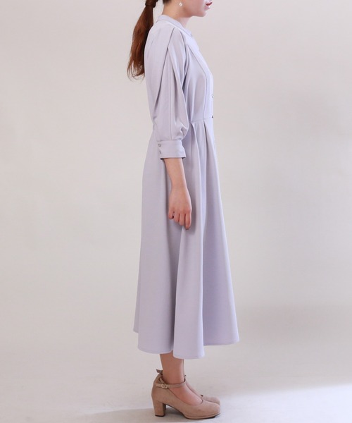 TRUDEA(トルディア)の「フロントボタンドルマンワンピース(ワンピース・レディース・ラベンダー/グリーン/ブラック・MEDIUM/SMALL)」の22枚目の写真