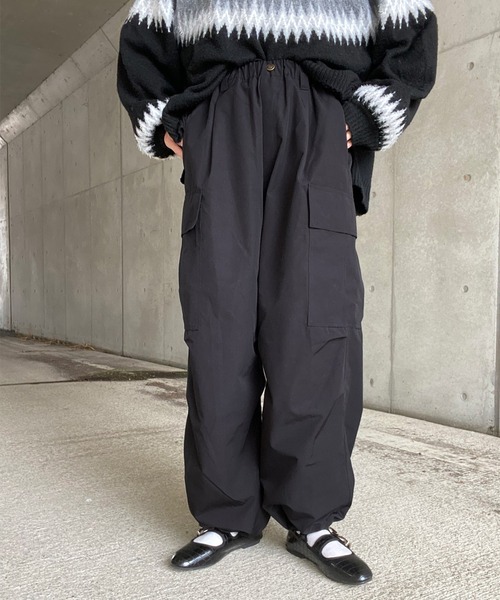 Java（ジャバ）の「《JaVaジャバ コラボ》ミリタリー裾ドローコードカーゴパンツ（カーゴパンツ・メンズ・ブラック/アイボリー/カーキ/ベージュ・X-LARGE/LARGE/MEDIUM）」の5枚目の写真