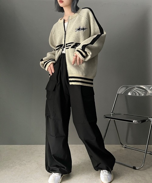 Java（ジャバ）の「《JaVaジャバ コラボ》ミリタリー裾ドローコードカーゴパンツ（カーゴパンツ・メンズ・ブラック/アイボリー/カーキ/ベージュ・X-LARGE/LARGE/MEDIUM）」の9枚目の写真