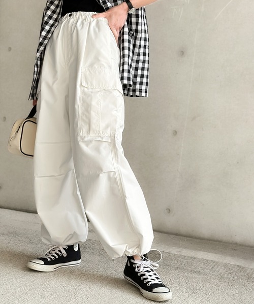 Java（ジャバ）の「《JaVaジャバ コラボ》ミリタリー裾ドローコードカーゴパンツ（カーゴパンツ・メンズ・ブラック/アイボリー/カーキ/ベージュ・X-LARGE/LARGE/MEDIUM）」の8枚目の写真