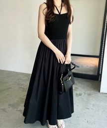 GeeRA | 2023 SS 異素材キャミワンピース(ワンピース)